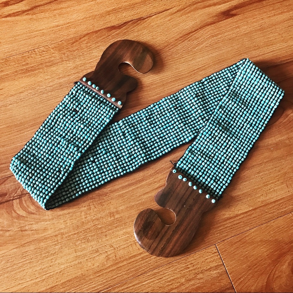 Vintage Beaded Waist Belt